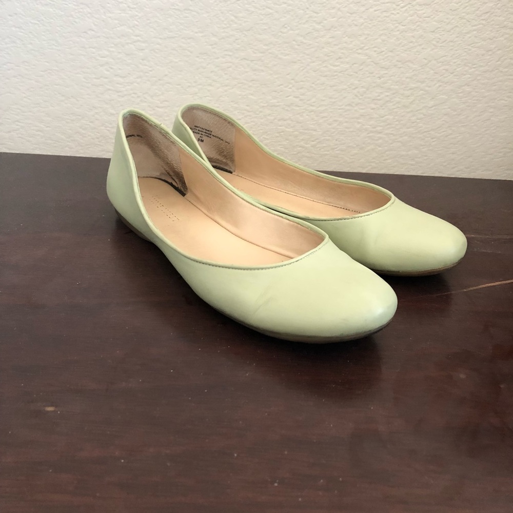 Nine West Mint Green Flats